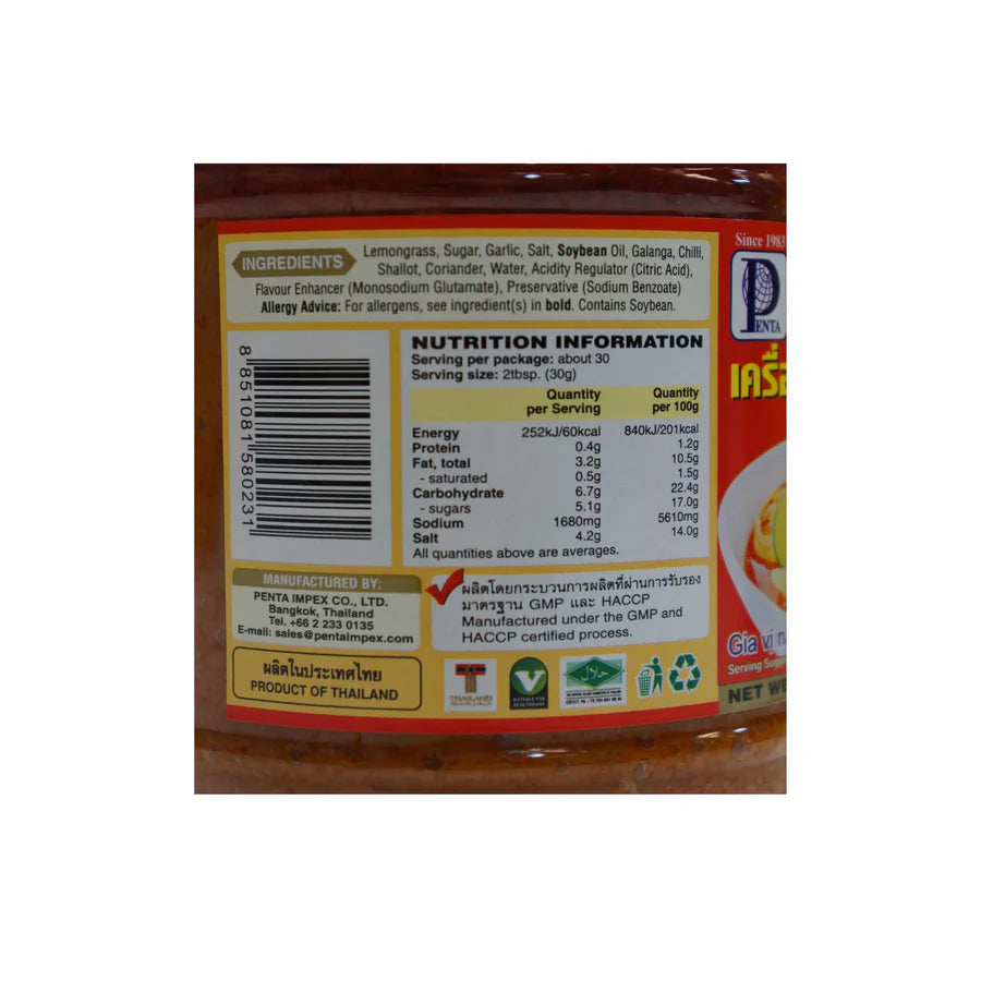 Penta Tom Yum Paste (Gia Vi Tom Yum) 908g
