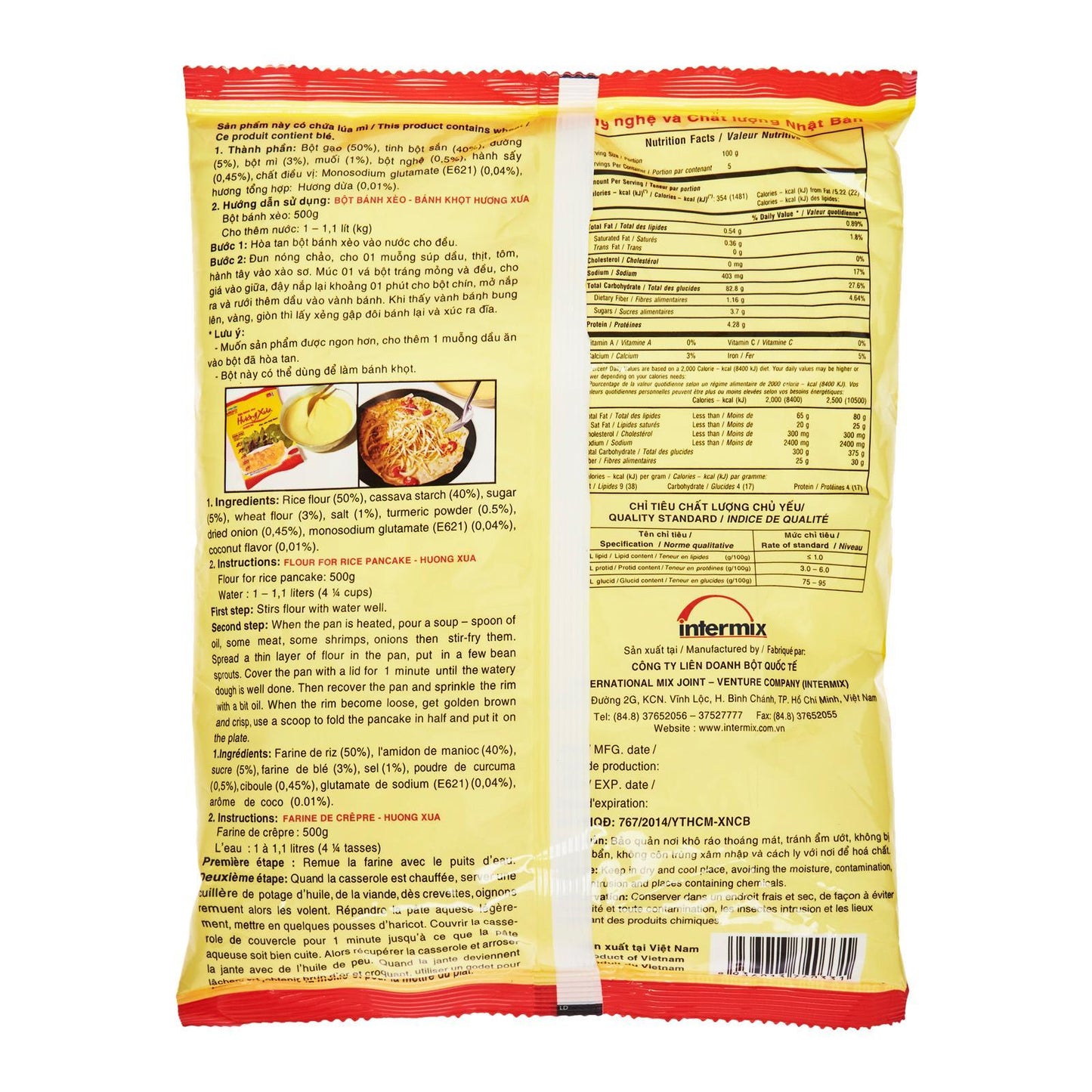 Mikko Rice Pancake Flour (Bot Banh Xeo) 500g