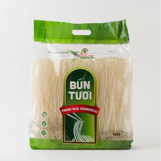 Green Cockatoo Fresh Rice Vermicelli (Bun Tuoi) 908gr