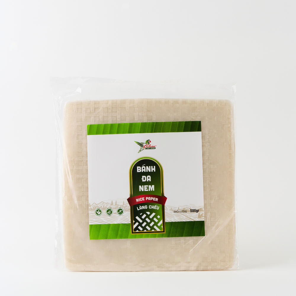 Green Cockatoo Rice Paper (Banh Da Nem) 500gr
