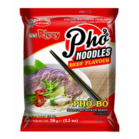 Oh Ricey Pho Beef Flavour (Pho Bo) 70g
