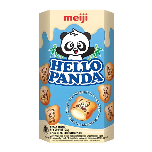 Meiji Hello Panda Milk Flavour (Banh Gau) 42g