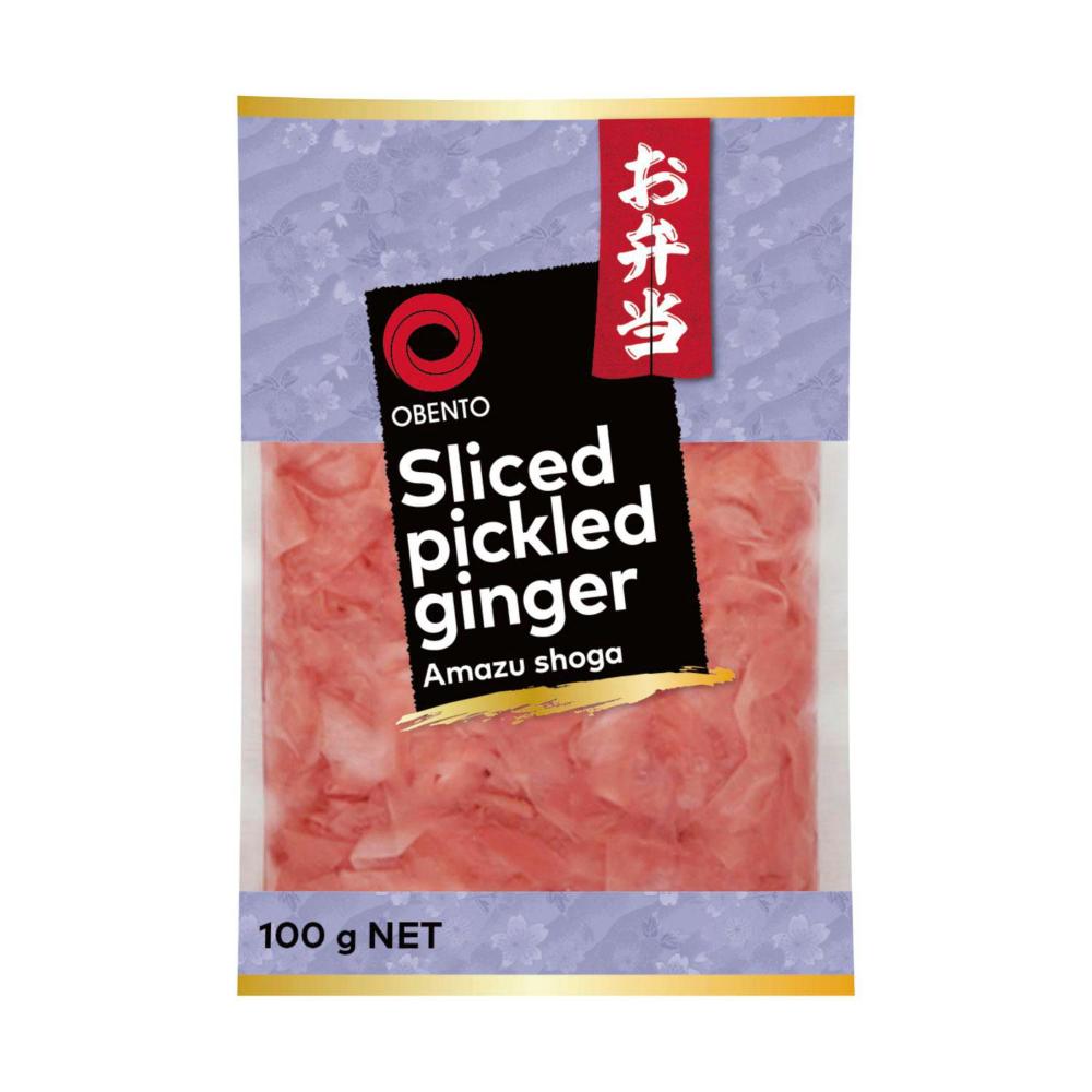 Obento Sliced Pickled Ginger (Gung Ngam) 100g