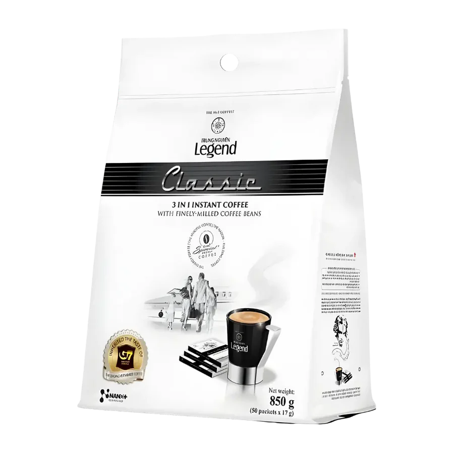 Trung Nguyen Legend Classic Instant Coffee 50pk (Cafe Trung Nguyen) 850g