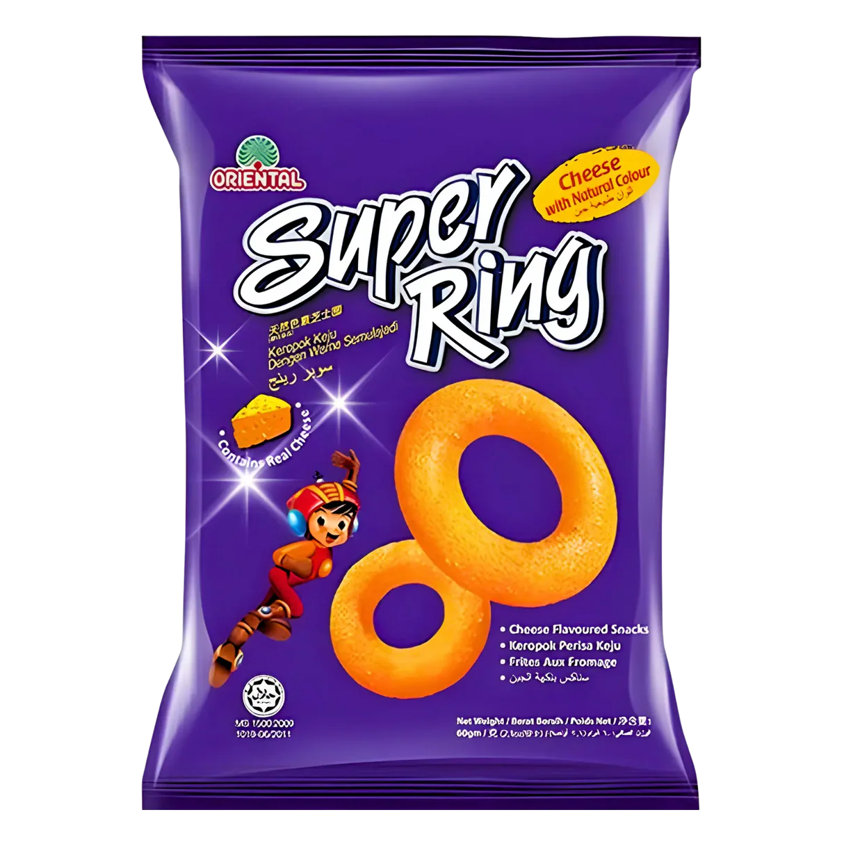 Oriental Super Ring Cheese Snack (Bim Bim Hanh) 60g