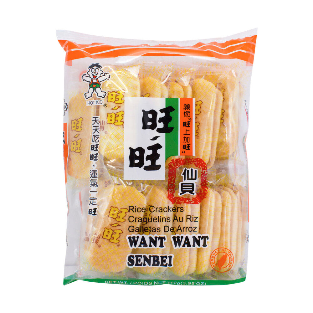 Hot Kid Want Want Rice Crackers Senbei (Banh Gao) 112g