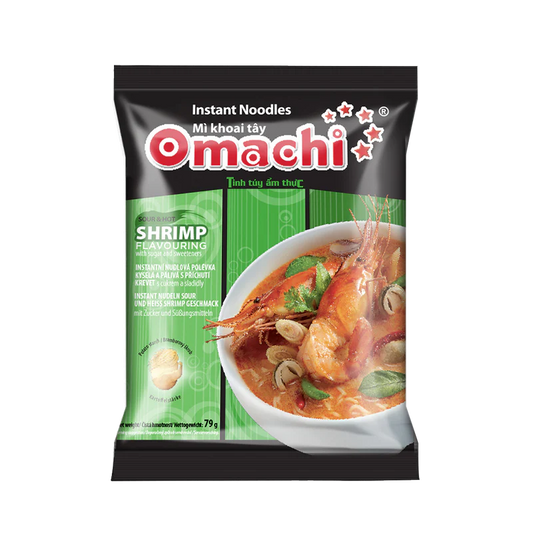 Omachi Noodles Shrimp Flavour (Mi Tom Omachi) 79g