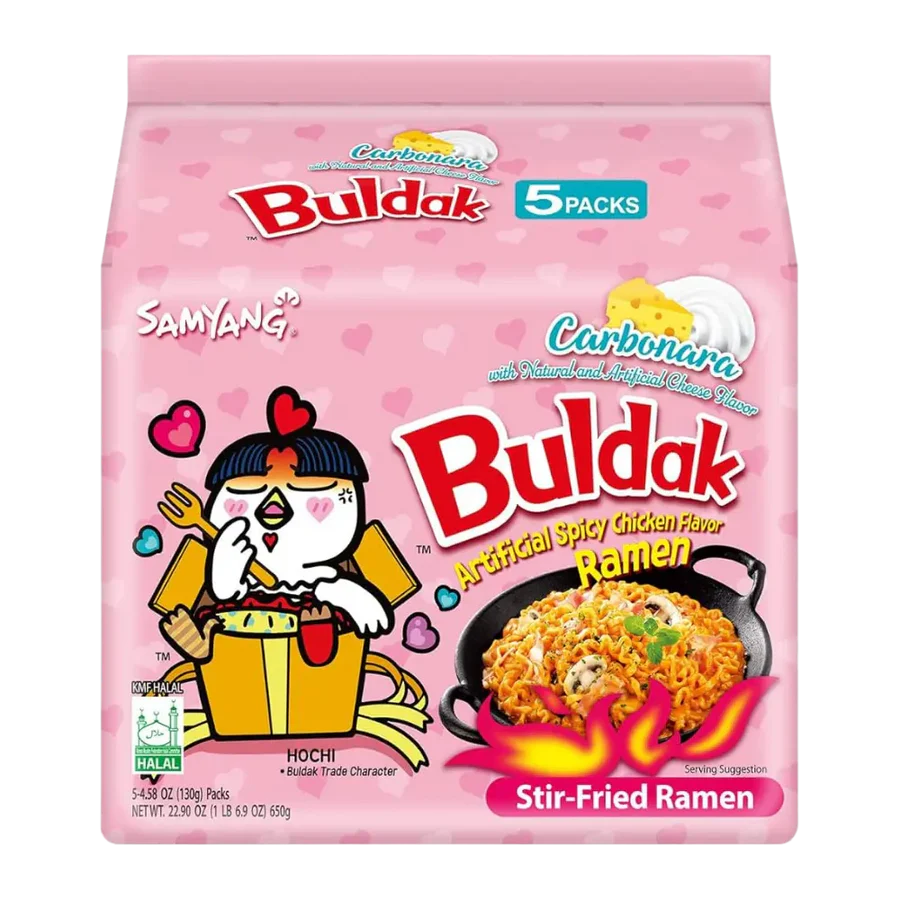 Samyang Buldak Carbonara Hot Chicken Ramen (Mi Samyang) 130g