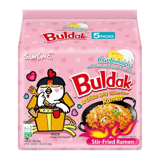 Samyang Buldak Carbonara Hot Chicken Ramen (Mi Samyang) 130g