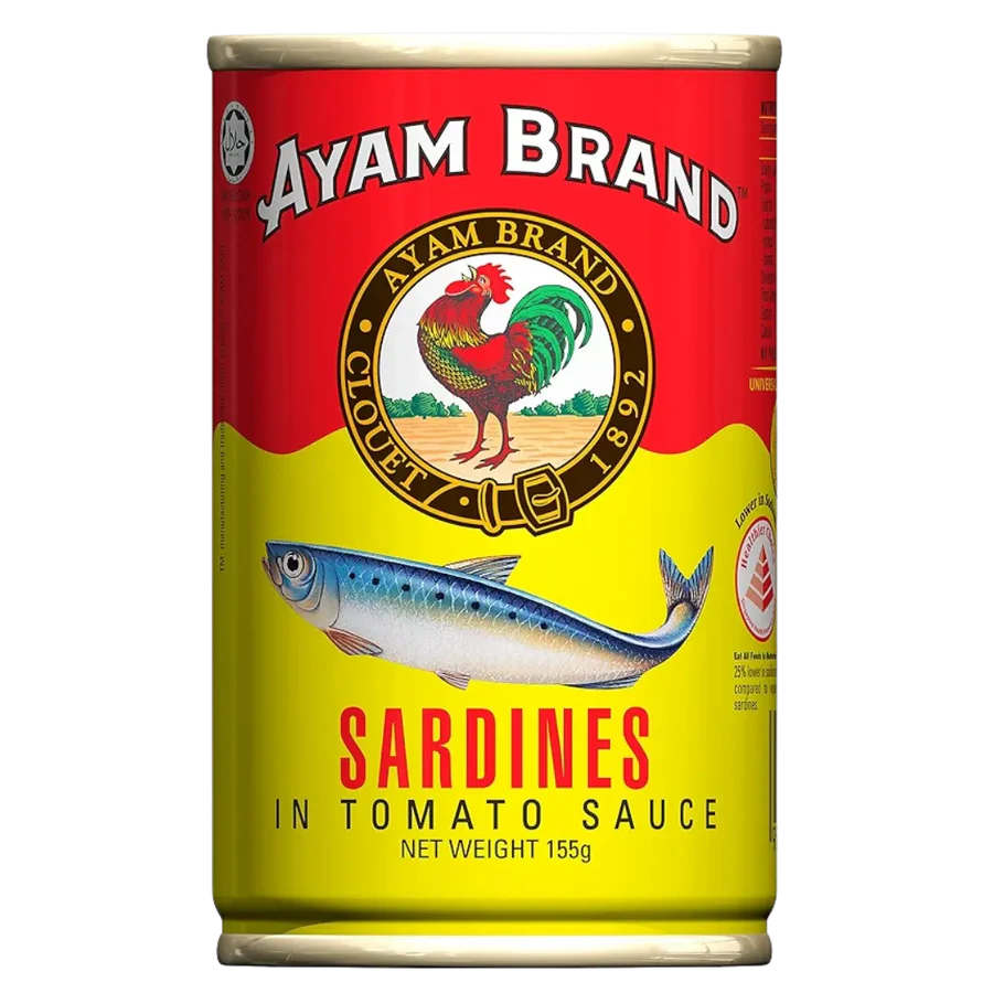 Ayam Brand Sardines in Tomato Sauce Tall (Ca Trich Hop) 425g