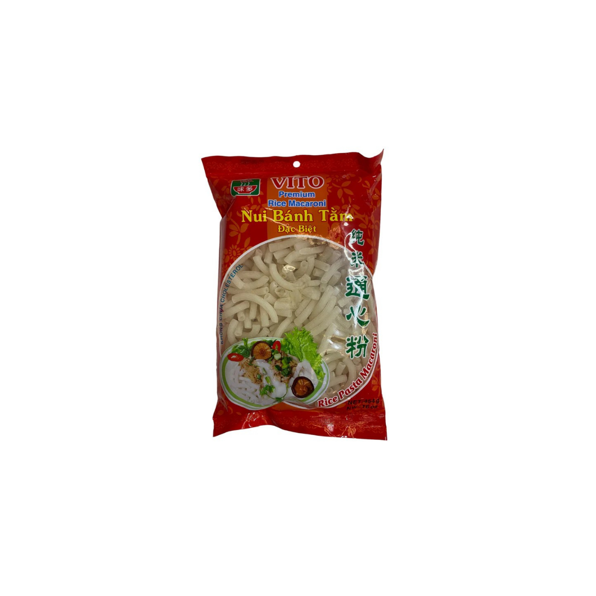 Vito Premium Rice Macaroni Large (Nui Banh Tam) 454g