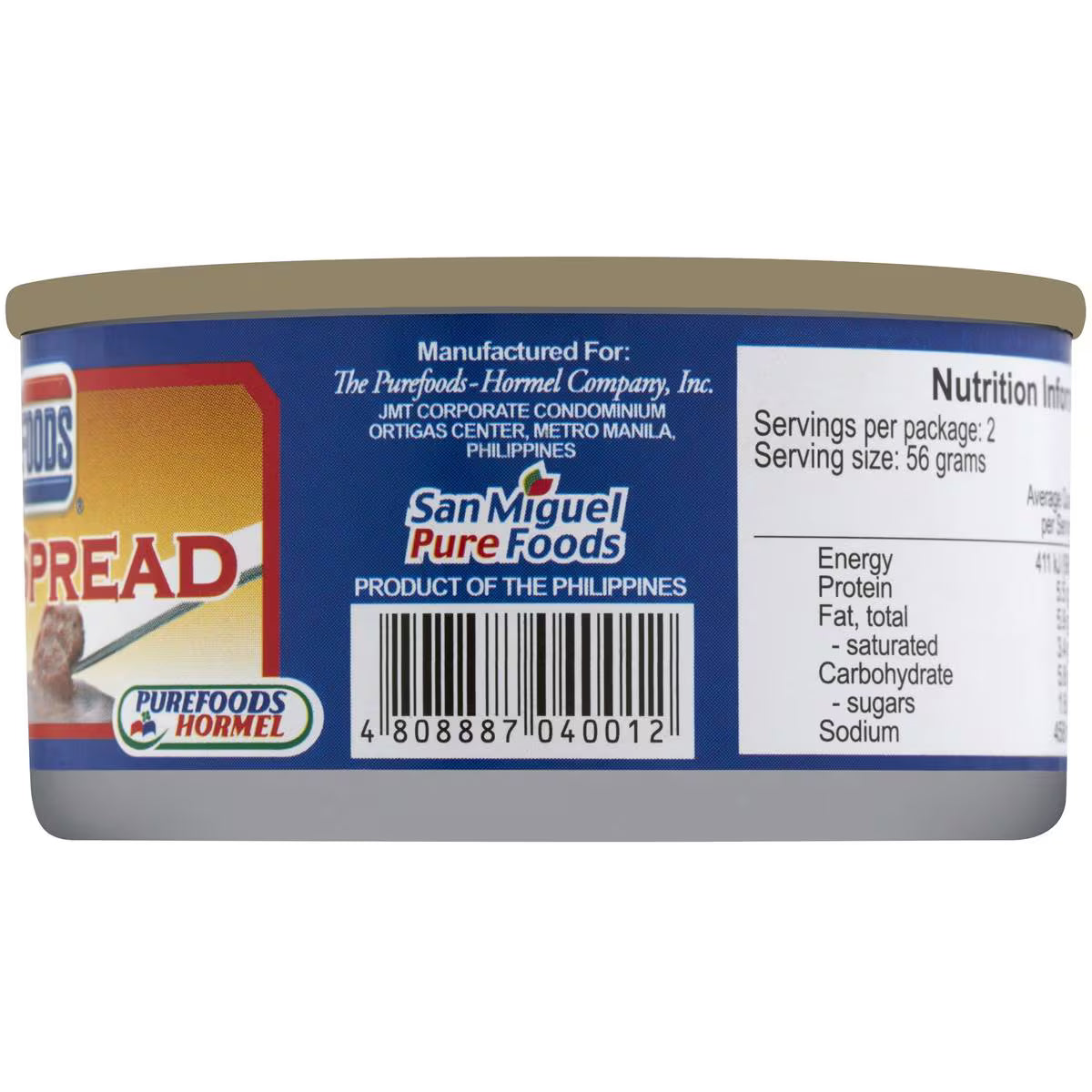 San Miguel Pure Foods Liver Spread (Pate) 85g