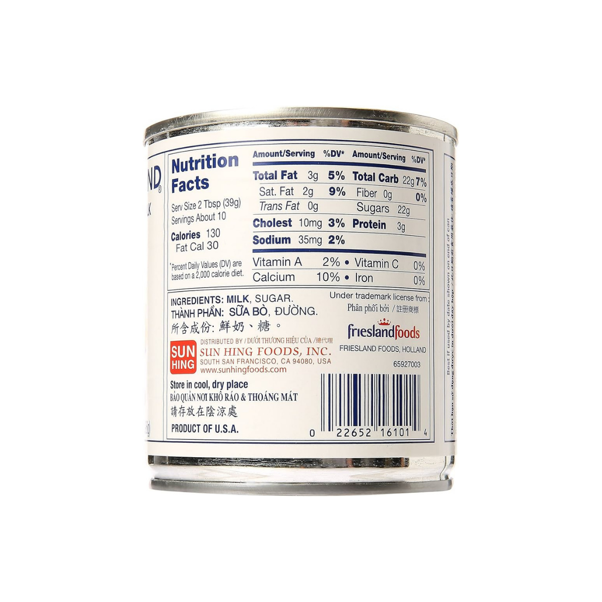 Longevity Sweetened Condensed Milk (Sua Dac) 397g