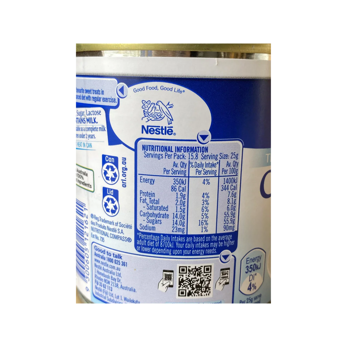 Nestle Sweetened Condensed Milk (Sua Dac) 395g