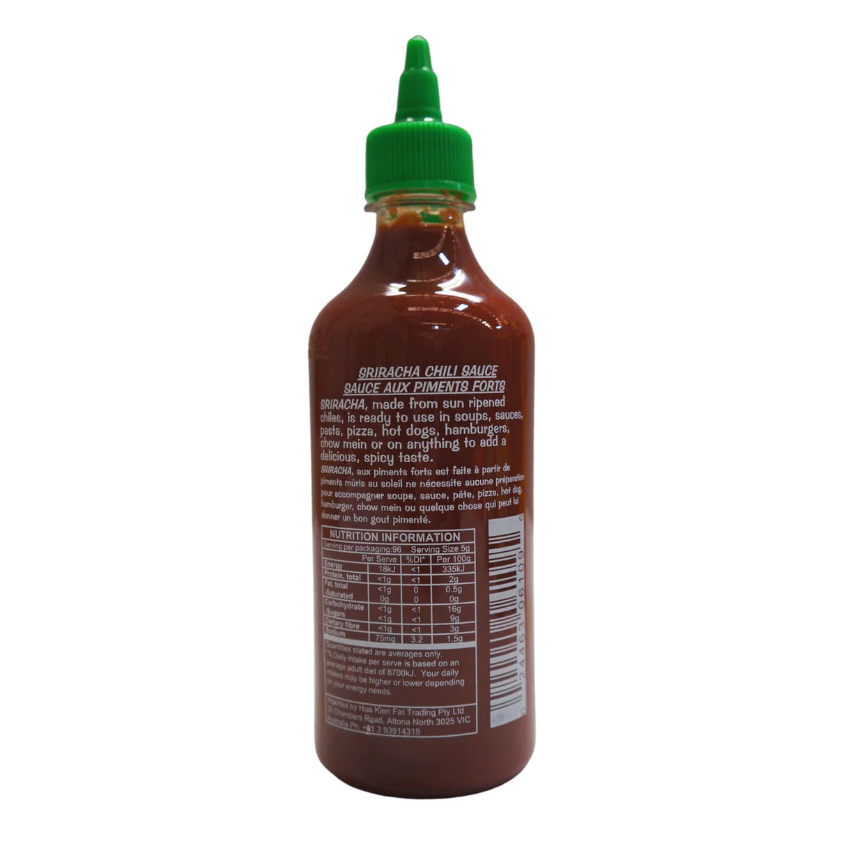 Huy Fong Sriracha Hot Chilli Sauce (Tuong Ot Siracha) 481g