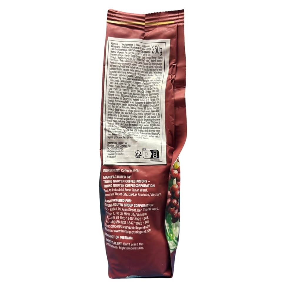 Trung Nguyen Ground Coffee No.5 (Cafe Trung Nguyen Xay San) 250g