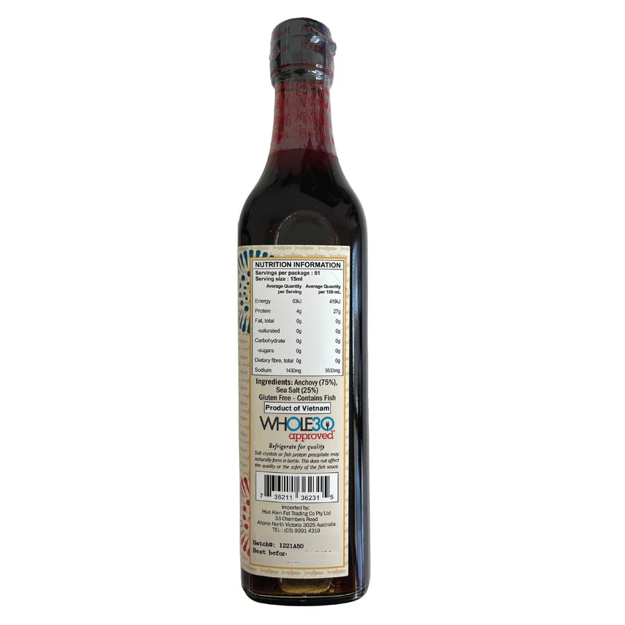 Red Boat Fish Sauce (Nuoc Mam Redboat) 500ml