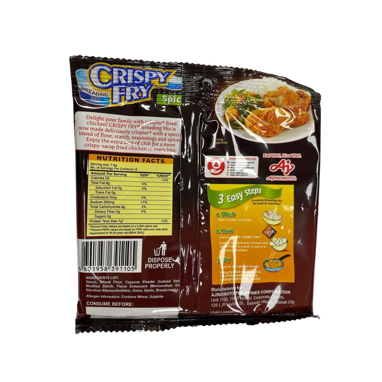 Ajinomoto Crispy Fry Spicy (Bot Chien Gion) 62g