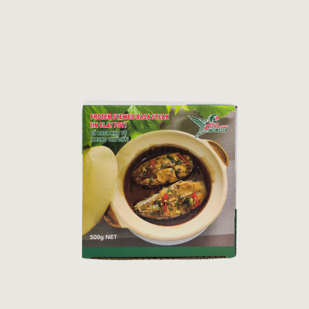 Green Cockatoo Frozen Stewed Basa Steak (In Clay Pot) (Ca Basa Kho To) 500gr